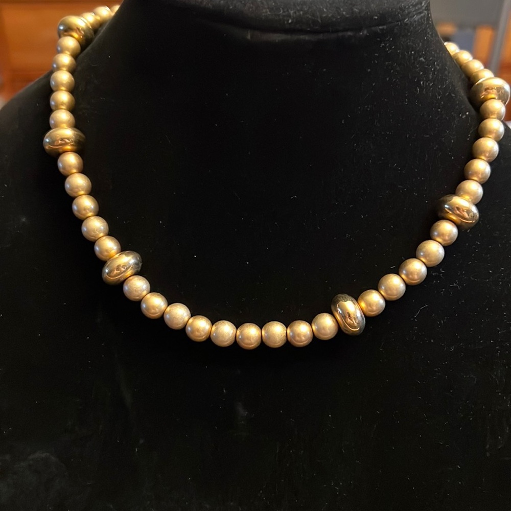 Ralph Lauren Lauren (RLL) gold colored necklace.